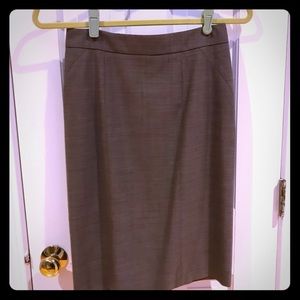 Ann Taylor gray pencil skirt size 0